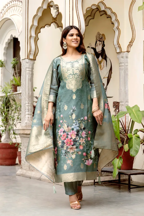 Pink_Floral_Print_Straight_Kurta_Set_for_Women