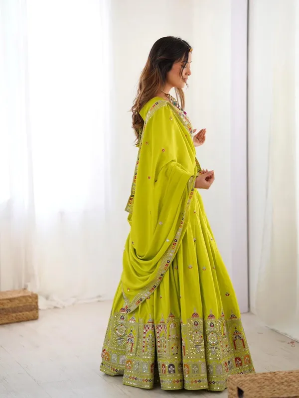 Mauve_Tasar_Silk_Embellished_Flared_Lehenga_Choli_For_Women
