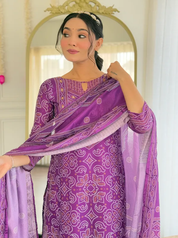 Purple_Printed_Straight_Kurta_Set_For_Women