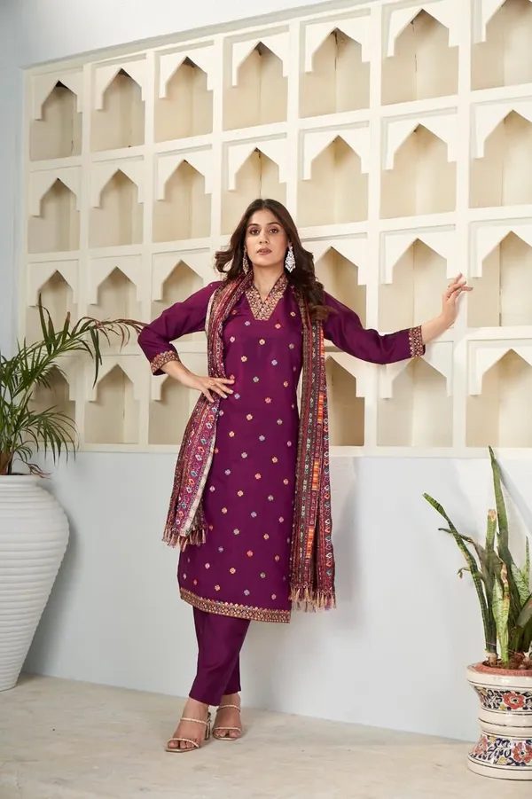 Purple_Embroidered_Kurta_With_Dupatta_for_Women