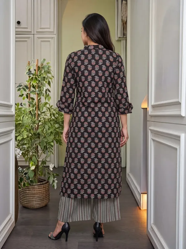 Black_Printed_Straight_Kurta_Set_for_Women