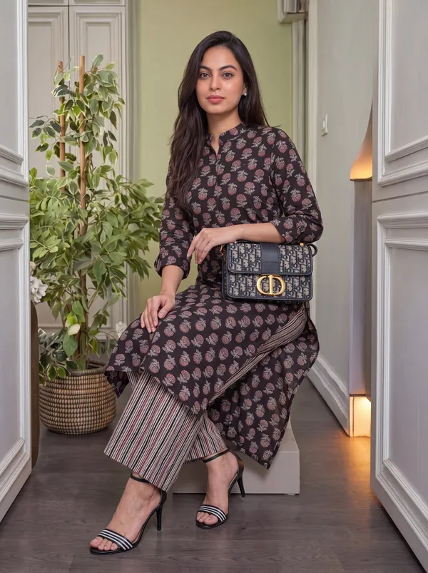 Black_Printed_Straight_Kurta_Set_for_Women