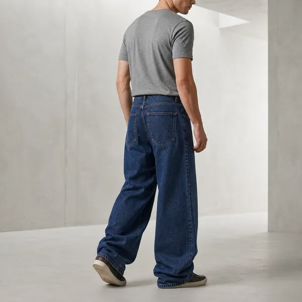 Blue_Denim_Straight_Baggy_Jeans_For_Men
