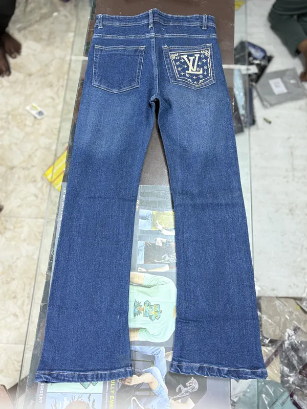 Dark_Blue_Denim_Flared_Jeans_For_Men