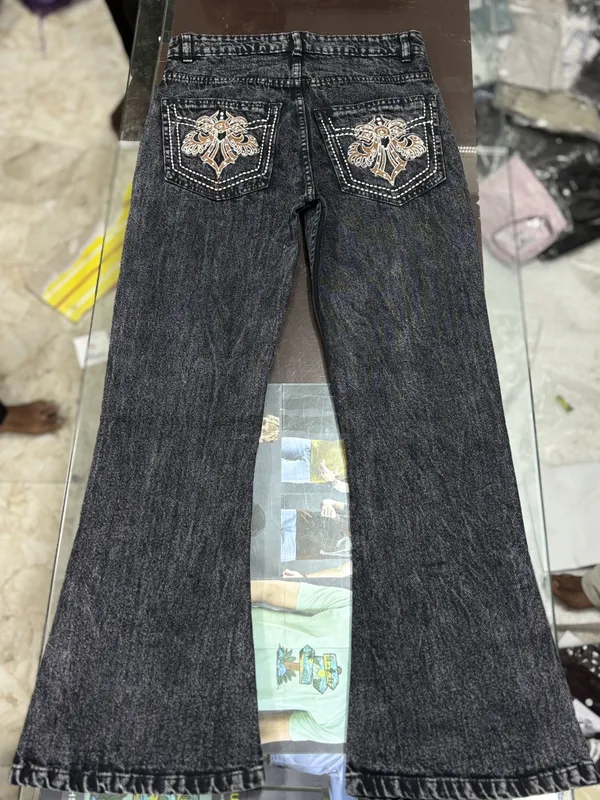 Black_Denim_Embellished_Pocket_Bootcut_Jeans_For_Men