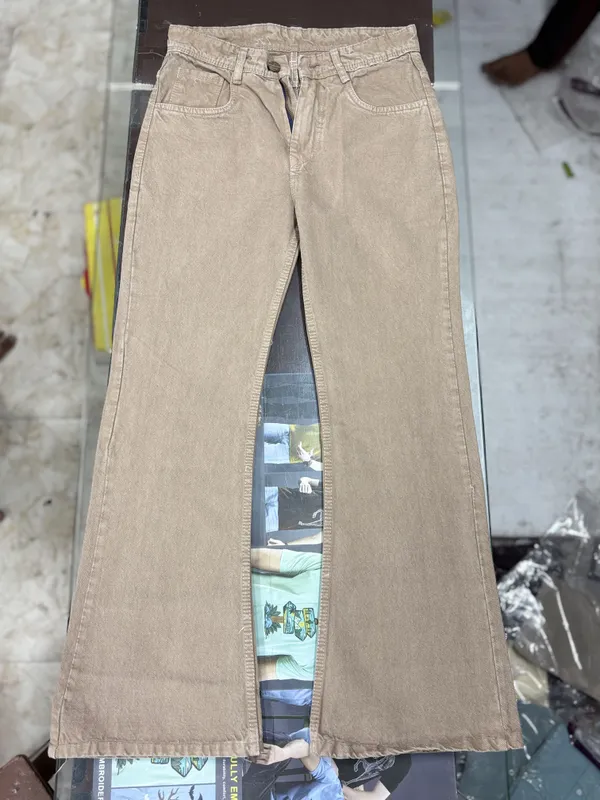 Beige_Cotton_Straight_Fit_Jeans_For_Men