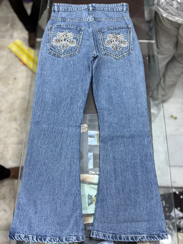 Blue_Denim_Flared_Jeans_For_Men