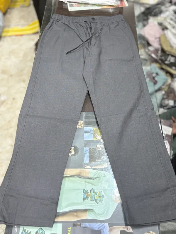 Grey_Cotton_Relaxed_Fit_Drawstring_Trousers_For_Men