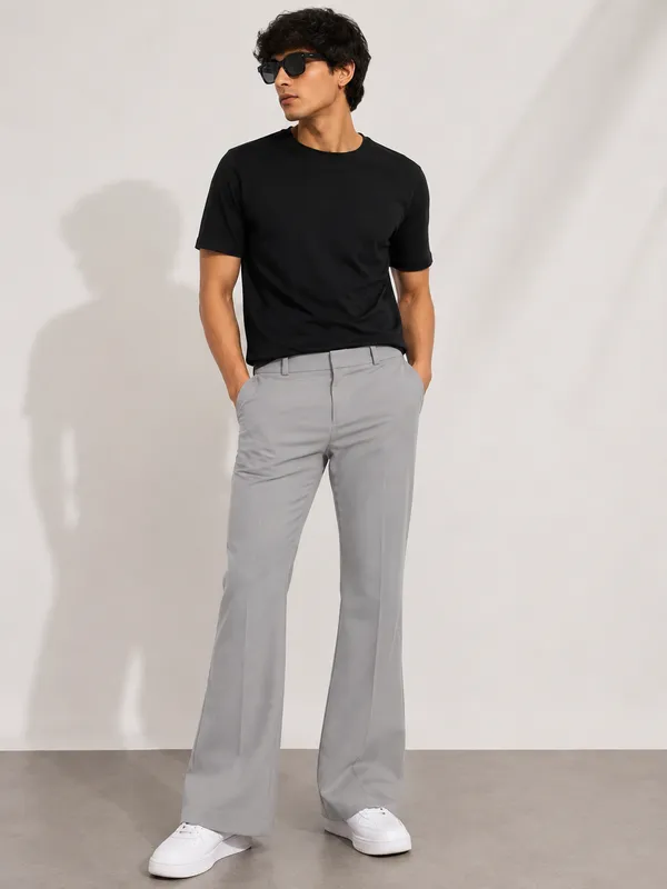 Grey_Straight_Fit_Formal_Boot_Cut_Pants_For_Men