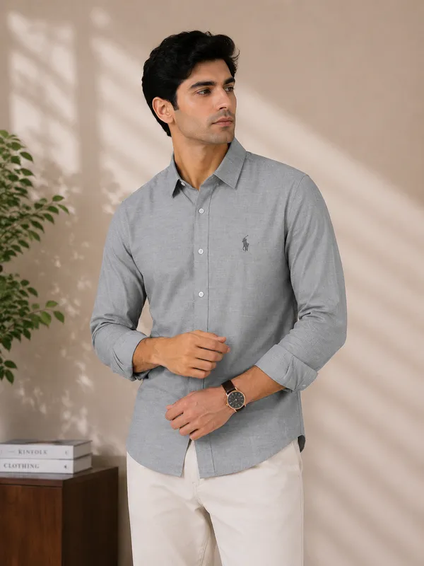 Grey_Slub_Cotton_Regular_Fit_Full_Sleeve_Casual_Shirt_For_Men