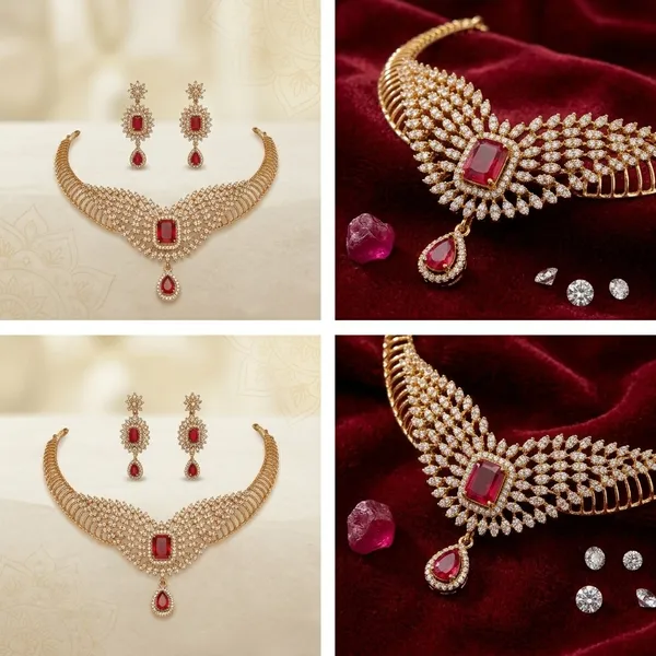 Red_And_Golden_Alloy_Red_Stone_Choker_Necklace_Set_For_Women