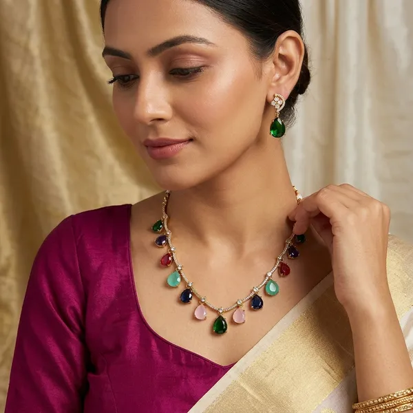 Multicolor_Alloy_American_Diamond_Stone_Necklace_Set_For_Women