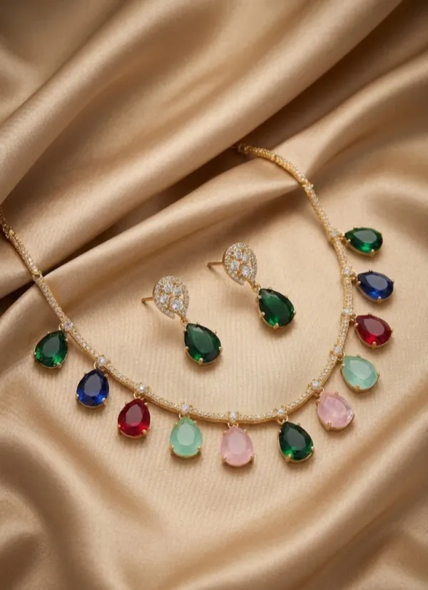 Multicolor_Alloy_American_Diamond_Stone_Necklace_Set_For_Women