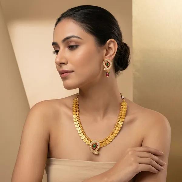 Golden_Alloy_Kasu_Mango_Pendant_Necklace_Set_For_Women