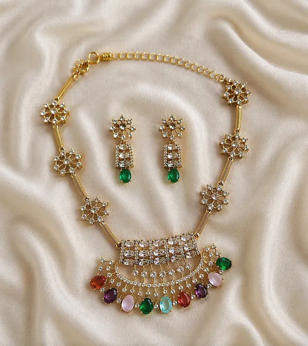 Multicolor_Alloy_Gold_Plated_Stone_Necklace_Set_For_Women