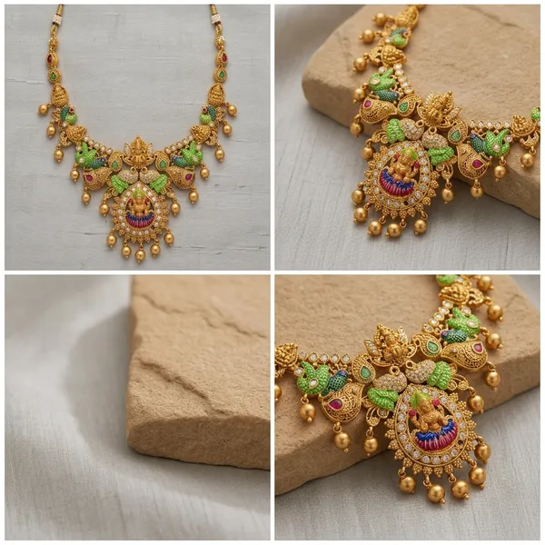 Multicolor_Alloy_Kundan_Necklace_Set_For_Women