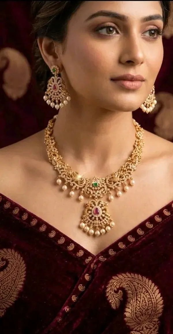 Royal_Antique_Gold_Pearl_Necklace_Set_for_Women