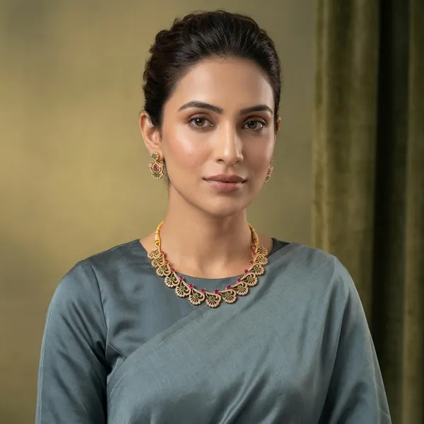 Golden_Green_Alloy_Kundan_Bridal_Necklace_Set_For_Women