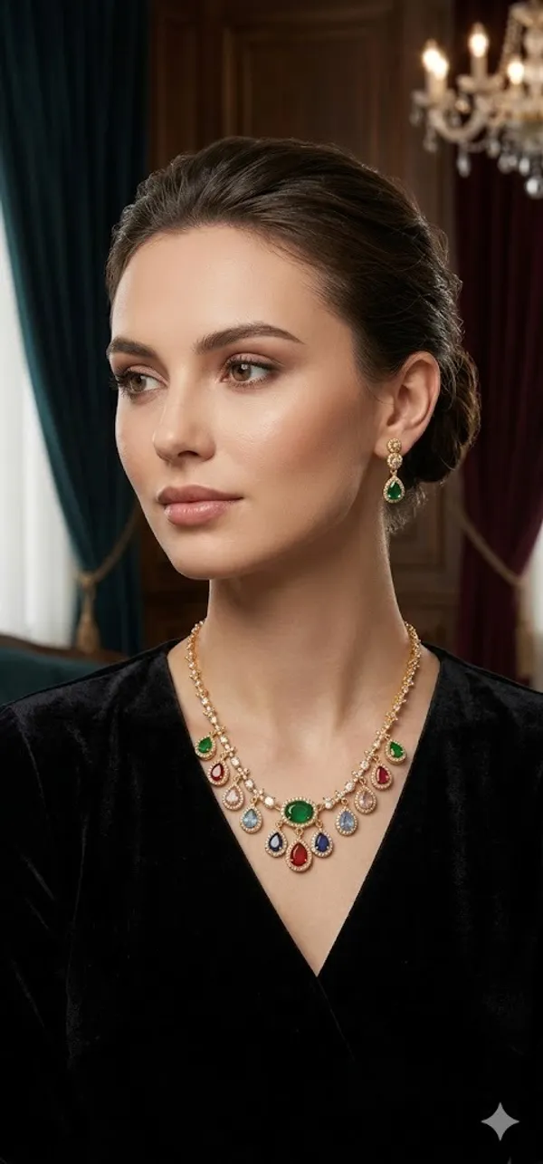 Multicolor_Stone_Diamond_Style_Necklace_Set_for_Women