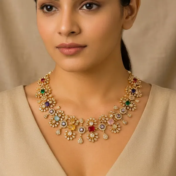 Multicolor_Alloy_Peacock_Meenakari_Necklace_Set_For_Women