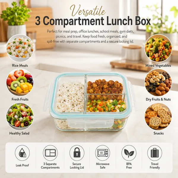 1000ML_Glass_Lunch_Box_3_Compartment_Leakproof_Meal_Prep_Container_Pack_of_1