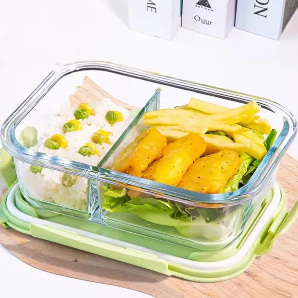 1000ML_Two_Compartment_Glass_Lunch_Box_|_Airtight_Leakproof_Meal_Prep_Container_Pack_of_1