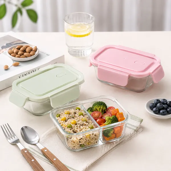 1000ML_Two_Compartment_Glass_Lunch_Box_|_Airtight_Leakproof_Meal_Prep_Container_Pack_of_1