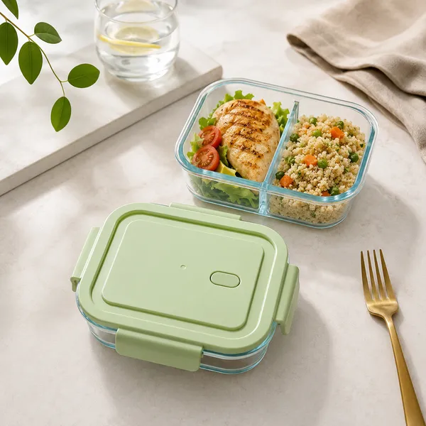 1000ML_Two_Compartment_Glass_Lunch_Box_|_Airtight_Leakproof_Meal_Prep_Container_Pack_of_1