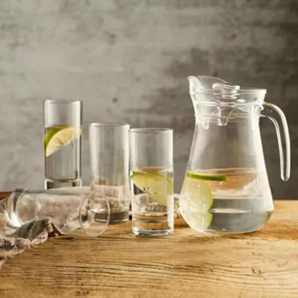 Set_of_7_Transparent__Glass_Drinkware_Jug_&_Glass