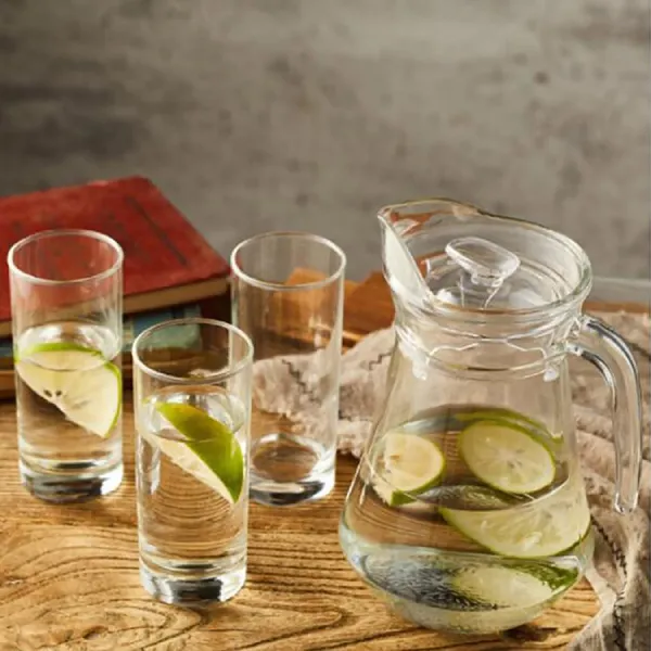 Set_of_7_Transparent__Glass_Drinkware_Jug_&_Glass