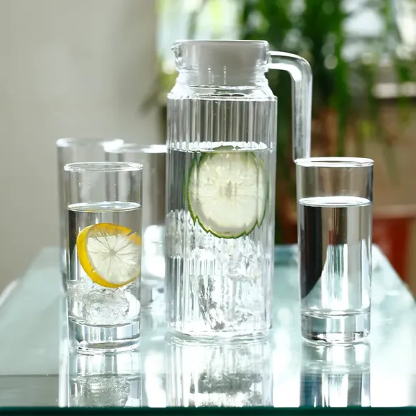 Transparent__Glass_Drinkware_Jug_&_Glass_Set