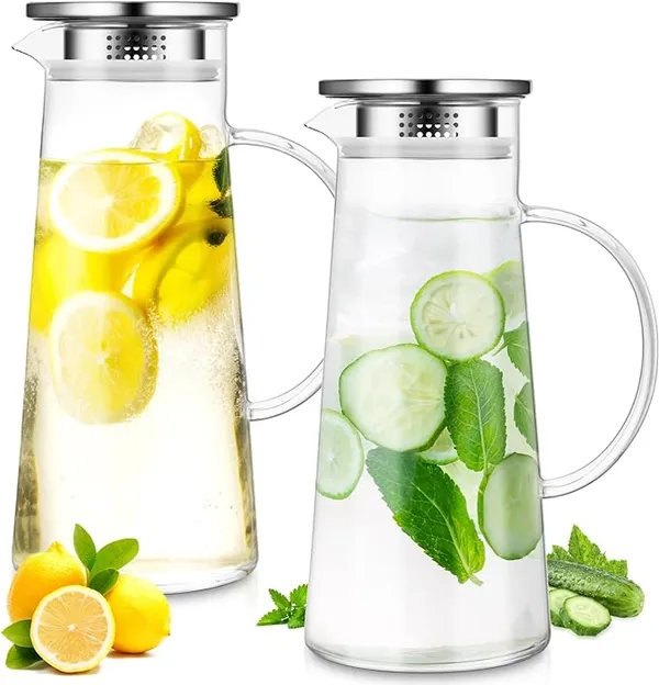 1400ML_Glass_Water_Jug_with_Handle_&_Lid_|_Multipurpose_Beverage_Pitcher