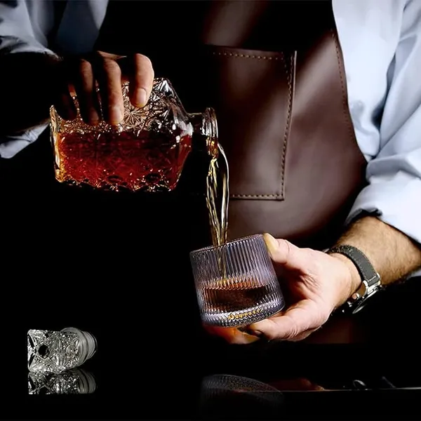 Set_of_6)_160ML_Ribbed_Dancing_Whisky_Glass_|_Crystal_Clear_Drinking_Glasses_(