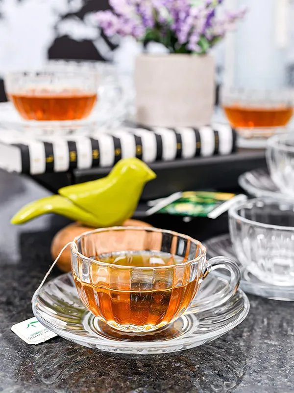 Set_of_6_160ml_Clear_Glass_Tea_&_Coffee_Cup_Saucer,_Elegant_Serving_Cups