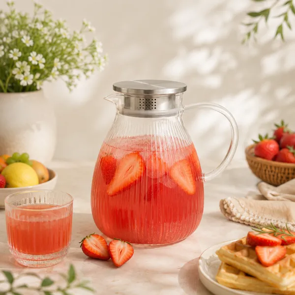 2000ml_Ribbed_Glass_Jug_with_Lid,_Water_&_Juice_Serving_Pitcher_for_Dining_Table_(Pack_of_1)