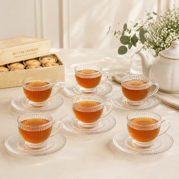 Set_of_6_200ml_Transparent_Glass_Cup_&_Saucer_|_Tea_&_Coffee_Serving_Set