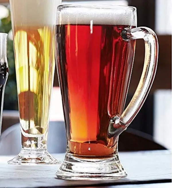Set_of_2_270ML_Beer_Mug_Glass,_Premium_Clear_Glass_Beer_Mugs_with_Handle