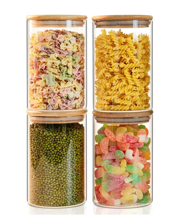 270ML_Glass_Candy_Jar_with_Bamboo_Lid_|_Airtight_Storage_Container_|_Pack_of_1