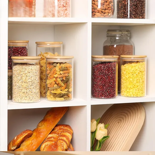 270ML_Glass_Candy_Jar_with_Bamboo_Lid_|_Airtight_Storage_Container_|_Pack_of_1