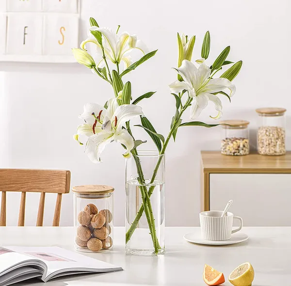 270ML_Glass_Candy_Jar_with_Bamboo_Lid_|_Airtight_Storage_Container_|_Pack_of_1