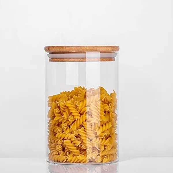 270ML_Glass_Candy_Jar_with_Bamboo_Lid_|_Airtight_Storage_Container_|_Pack_of_1