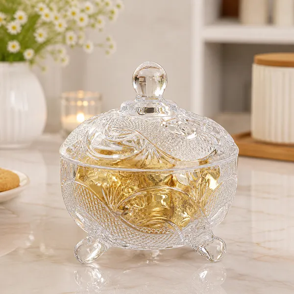 280ML_Crystal_Candy_Jar_with_Lid_|_Glass_Storage_Jar_for_Dry_Fruits_&_Chocolates_Pack_of_1