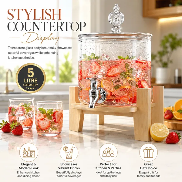 2.6L_Drink_Dispenser_with_Tap_|_Reusable_Water_&_Juice_Storage_Container_|_Pack_of_1