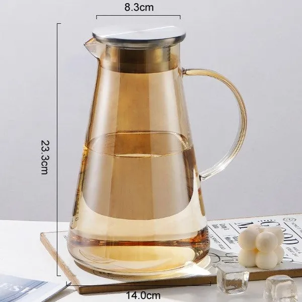 Yellow_Glass_Jugs_&_Pitchers_Glass_Pitcher_Pack_of_1