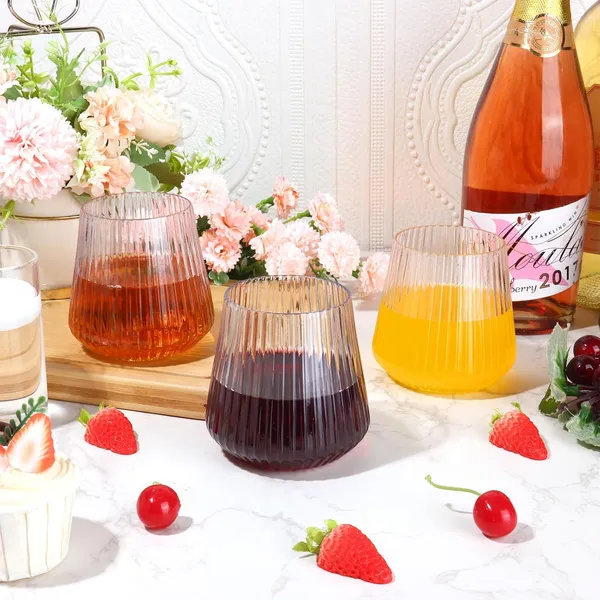 Set_of_6__370ml_Ribbed_Drinking_Glasses_|_Clear_Juice_&_Water_Tumblers
