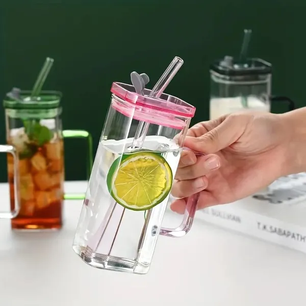 400ML_Square_Glass_Mug_with_Lid_|_Clear_Coffee_&_Tea_Mug_Pack_of_1