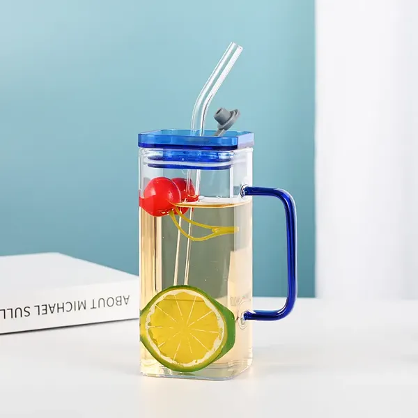 400ML_Square_Glass_Mug_with_Lid_|_Clear_Coffee_&_Tea_Mug_Pack_of_1