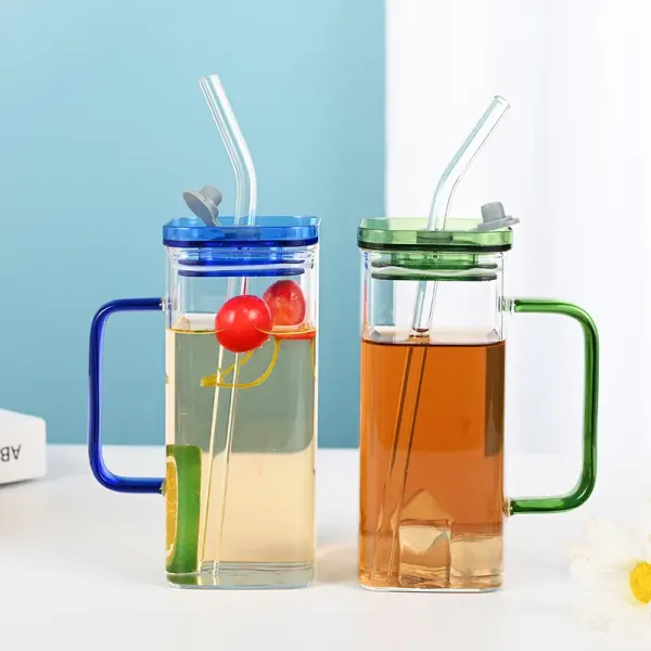 400ML_Square_Glass_Mug_with_Lid_|_Clear_Coffee_&_Tea_Mug_Pack_of_1