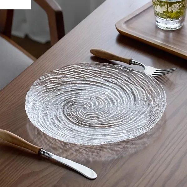 8.6_Inches_Transparent__Glass_Snack_&_Serving_Plates_Glass_Plate_Pack_of_1