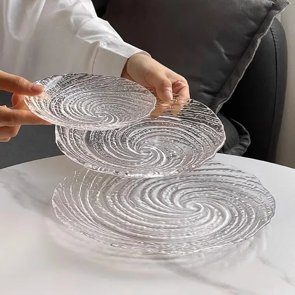 8.6_Inches_Transparent__Glass_Snack_&_Serving_Plates_Glass_Plate_Pack_of_1
